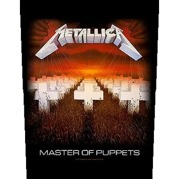Nášivka Metallica nášivka na záda 30x27x36 cm, Master of Puppets