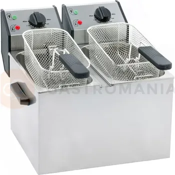 Stolní pila Fritéza 2x5 l | ROLLER GRILL, 777323