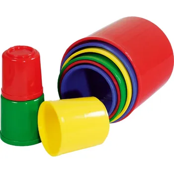 Hračka pro nejmenší Rappa Pyramida kubus I , kulatá