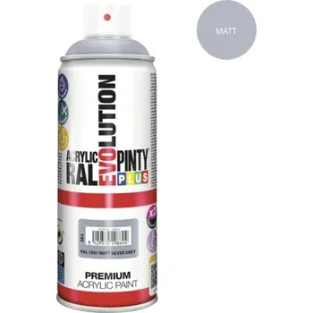 Barva ve spreji Barva ve spreji PINTYPLUS EVO 400ml RAL7001 mat stříbrnošedá