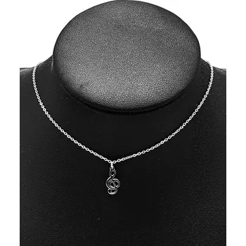 Náhrdelník Ocelový náhrdelník - Houslový klíč č.1