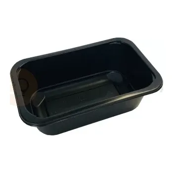Černý, 1 - komorový box, vhodný k zatavení, 178x113x40 mm, 320 ks, hladký | CHEFFY, Matipack Small Catering MAP 40DC