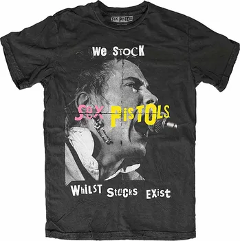 Sex Pistols tričko, We Stock Black, pánské M