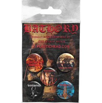 Bathory set 5-ti placek, Button Badge