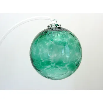 Skleněná koule 6cm do zelena