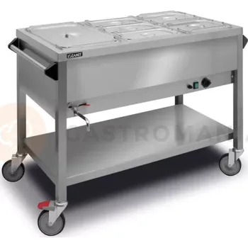 Výdejník vody Pojízdná vodní lázeň, 3x GN 1/1 200 mm | LOZAMET, BJW.3GN