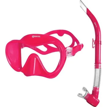 Ploutve Maska + Šnorchl - ŠNORCHLOVACÍ SET MARES TROPICAL Růžová