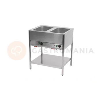 Výdejník vody Vodní lázeň stabilní dělená 800x670x900 mm | RM GASTRO, BMSD-2-1/1