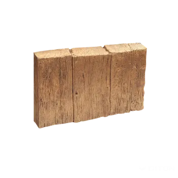 Zahradní obrubník DITON LINIE DŘEVA Palisádový obrubník Dub světlý