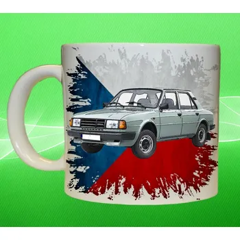 hrnek s autem České auta 6 150ml (hrneček s osobním autem České výroby)