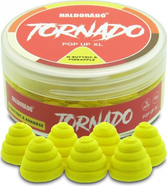 Haldorado Pop Up XL Tornado M-Butyric/ananas 15 mm 30 g od 139 Kč 