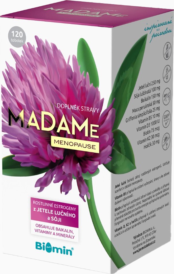 MADAMe Menopause - na 2 měsíce 120 kapslí - Biomin