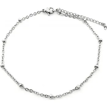 Šperk Ocelový náramek na nohu - Řetízek s kuličkami