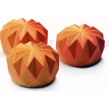 Kuchyňská sůl Silikonová forma na dezerty a monoporce, origami, 4x 150 ml, 100x380x60 mm | DINARA KASKO, Origami Mini