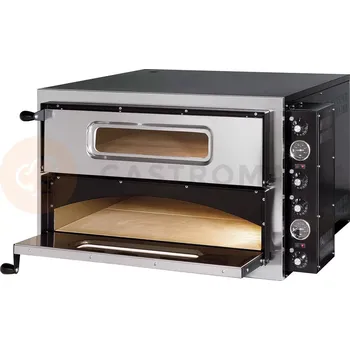 Pec na pizzu Pizza pec dvoukomorová, 4x pizza 35 cm, 4,8 kW | GREDIL, 782002