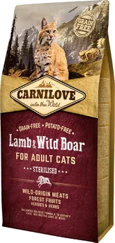 Krmivo pro kočku Carnilove Cat Adult Sterilised Lamb/Wild Boar