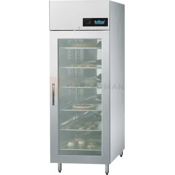 Pekárenská skříň prosklená - mrazící 700 l, 695x810x2020 mm | RILLING, AHK MT069 BWV1
