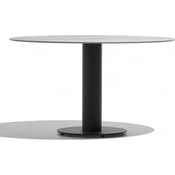 Zahradní stůl Branta jídelní stůl Ø130 perleťová - vzhled kámen žlutá