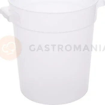 Nádoba na led Kulatá polypropylenová nádoba na potraviny, bez poklice, 4 l, s průměrem 180 mm | CONTACTO, 1124/004