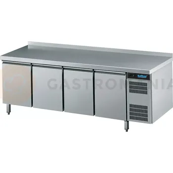 Chladící stůl 570 l, 4 dvířka, bez zadního lemu, 2195x700x850 mm | RILLING, AKT EK741 1602