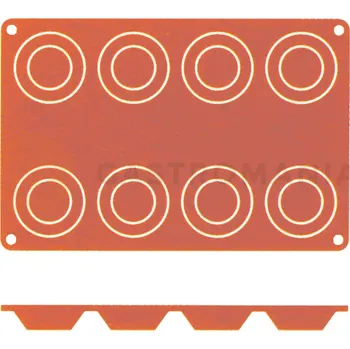 Potravinová fólie Silikonová forma na Terte, 60x17 mm | CONTACTO, 6632/068