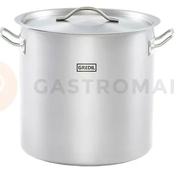 Hrnec Nerezový hrnec s poklicí, vysoký 32 cm, 25,7 l | GREDIL, 011345