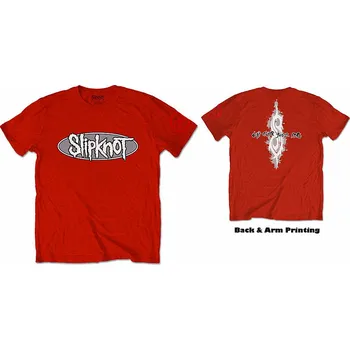 Pánské tričko Slipknot tričko, 20th Anniversary Don´t Ever Judge Me BP Red, pánské L