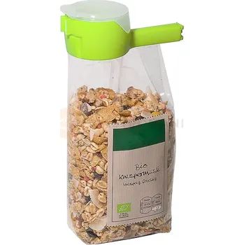 Nádoba na led Klip na lahve s víčkem, délka 140 mm, zelený | CONTACTO, 7555/146