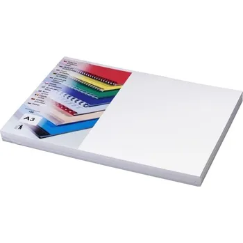 Kancelářská technika Desky zadní A3 pro kroužk. vazbu CHROMOLUX, bílé