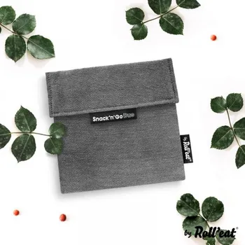 Svačinový box Roll´eat Snack'n'Go Duo-Nature Black