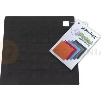 Silikonová podložka pod horké nádobí, černá 175x175 mm | SILIKOMART, 70.199.20.0001