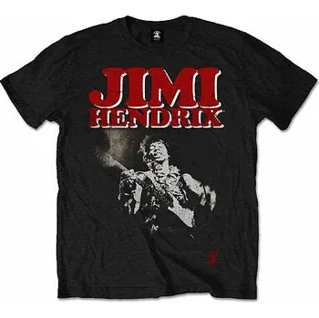 Jimi Hendrix tričko, Block Logo, pánské M