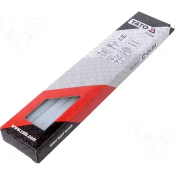 Příslušenství k lepící pistoli Yato Lepidlo do tavné pistole 7,2x200mm 10Ks, průhledné YT-82440
