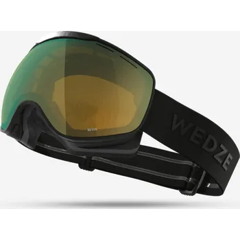 Sjezdové lyžování WEDZE Lyžařské a snowboardové brýle G 900 S3 do slunečného počasí S ČERNÁ