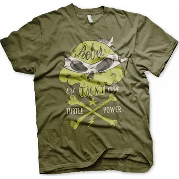 Pánské tričko Želvy Ninja tričko, Rebel Turtle Power, pánské M