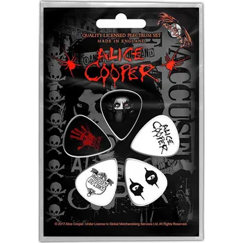 Příslušenství pro strunný nástroj Alice Cooper set trsátek 5 ks, Eyes
