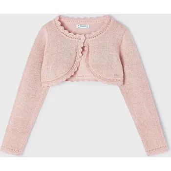 Oblečení a móda Dívčí svetřík, bolerko Mayoral 320, 3374 zlaté, růžové barva: růžová, Rozměr: 98