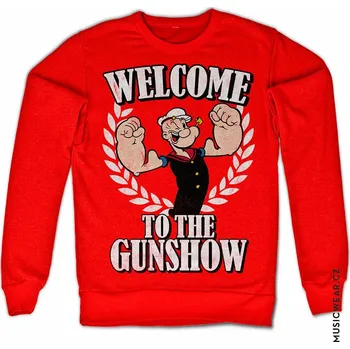 Pánská mikina Pepek námořník mikina, Welcome To The Gunshow, pánská M