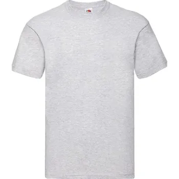 Pánské tričko Fruit of the Loom Pánské triko 61-082-0 Heather Grey 3XL