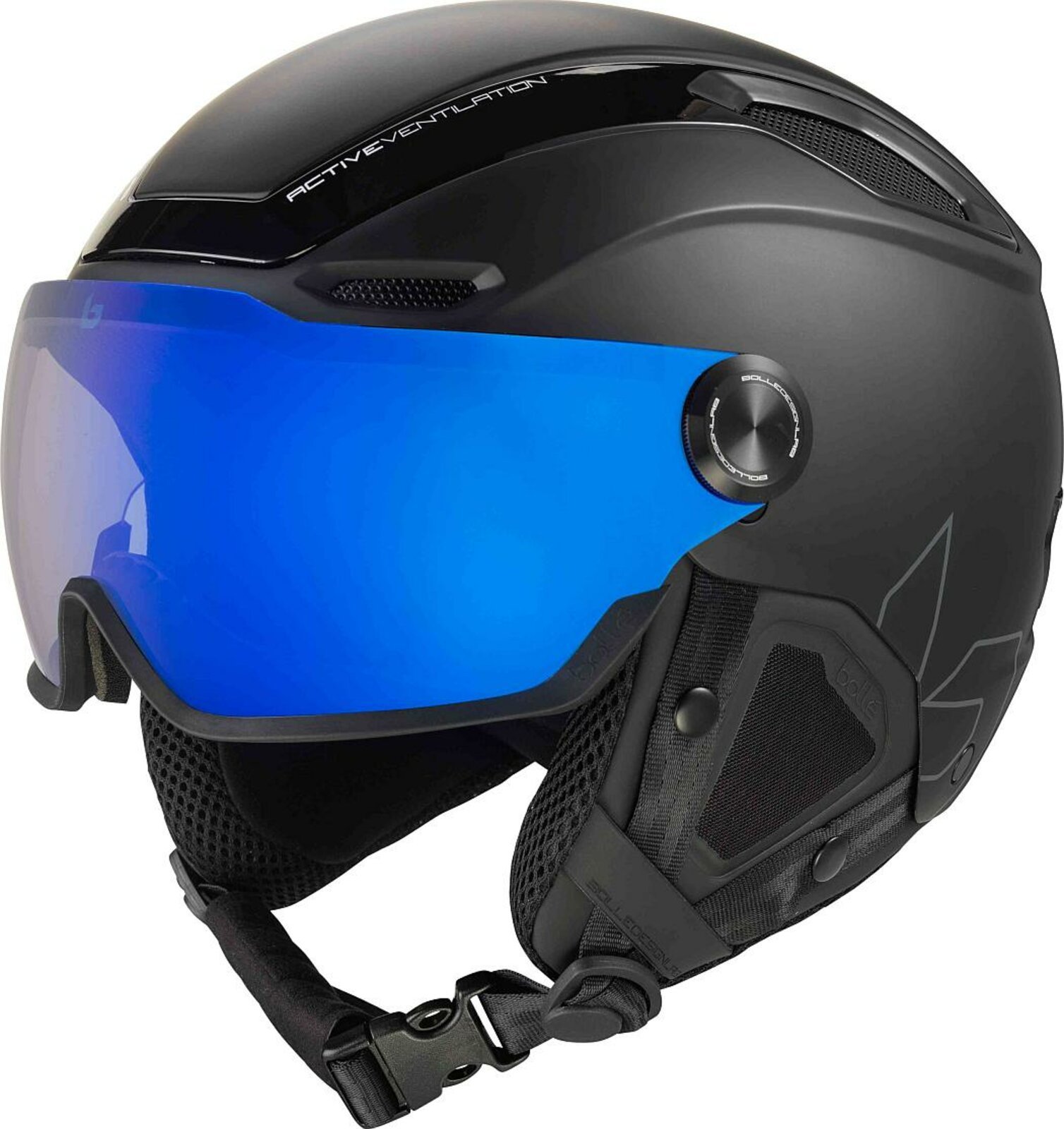Bollé bukósisak lencse, V-Line visor photochromic, grey-blue