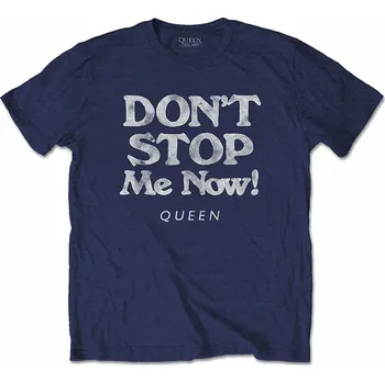 Pánské tričko Queen tričko, Don´t Stop Me Now Dark Navy Blue, pánské XXL