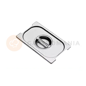 Nerezový dřez Víko pro GN 1/3 s otvory pro ucha a naběračku | REDFOX, 5046