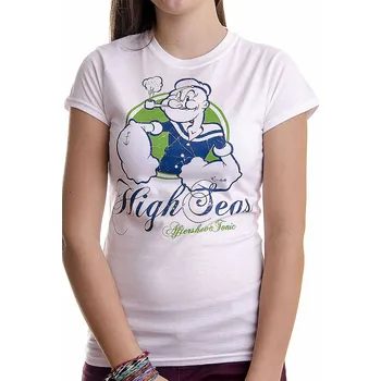 Dámské tričko Pepek námořník tričko, High Seas Aftershave Tonic Girly, dámské XXL