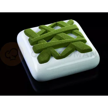 Kuchyňská sůl Silikonová forma na 3D dezert - 240x140 mm, 2 ks, 107x107x8 mm, 45 ml - TOP14S | PAVONI, Mini Shanghai