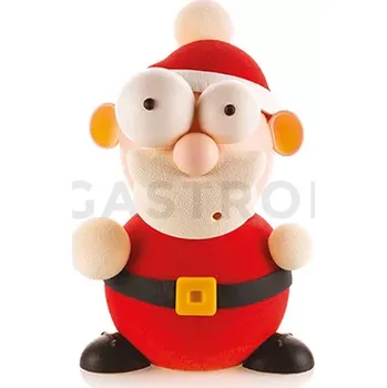 Čokoládová tyčinka Sada termoformovaných forem na čokoládu, Santa Claus 3D - 188x248 mm | SILIKOMART, Kit Santa