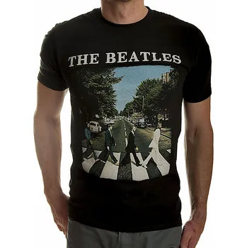 Pánská móda The Beatles tričko, Abbey Road &amp; Logo, pánské XL