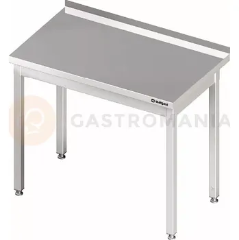 Kuchyňská linka Stůl nerezový přístěnný bez police 1100x700x850 mm | STALGAST, 980017110