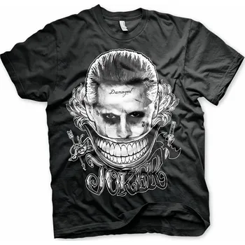 Pánské tričko Suicide Squad tričko, Damaged Joker, pánské S