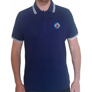 Pánská móda The Who tričko, Target Logo Polo Navy, pánské M