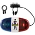 Cyklosvítilna Teddies Policejní světlo na kolo 13 x 7 cm modré/bílé/červené